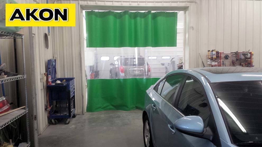 Vinyl Curtain Dividers by AKON Curtain and Divider