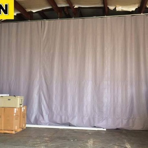 Industrial warehouse partition wall