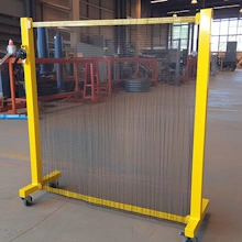 portable safety steel curtains