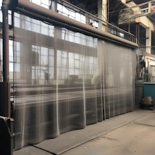 steel mesh safety curtains barrier