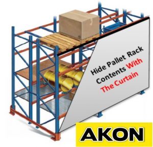 Pallet Rack Curtains | Pallet Rack Covers | Hide Racking