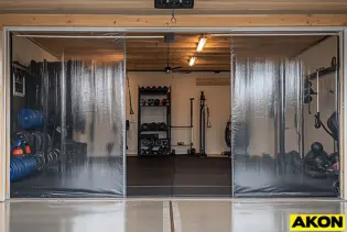 clear-garage-gym-walls-for-home-gym