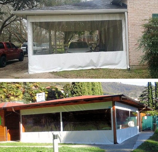 Carport Side Curtains  Custom Sizes, Colors, And Features