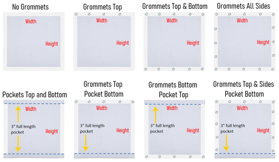 grommet-pocket-options