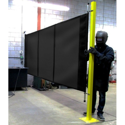 retractable laser barrier curtains