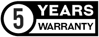 5 year warranty