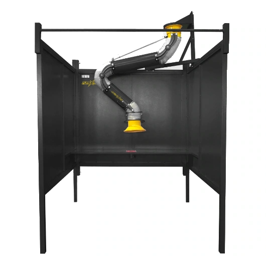 Welding Booths with Ventilation Systems