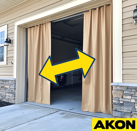 insulated garage door cover retractable