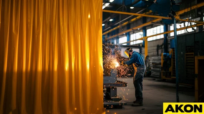 Custom-Welding-Curtain-Setup