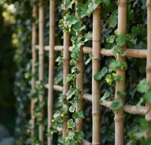 bamboo-trellis-with-climbing-vines-for-wind-blocking