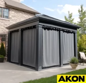 gray-and-black-insulated-patio-enclosure-for-wind-blocking