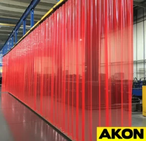 low-maintenance-welding-strip-curtain-walls-for-dividing-warehouse