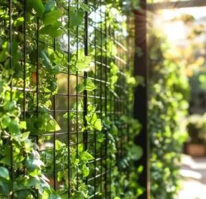 simple-trellis-with-climbing-vines-for-wind-blocking