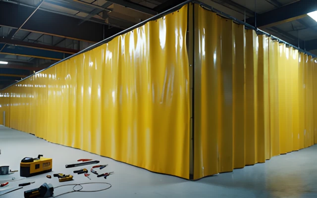 vinyl-divider-curtain-for-long-term-construction-projects