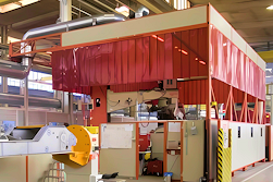 welding exhaust hood for fumes curtains