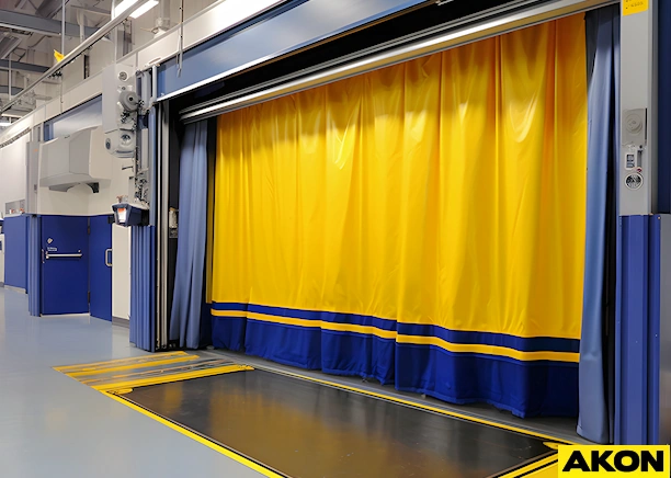 industrial wash bay curtain wall